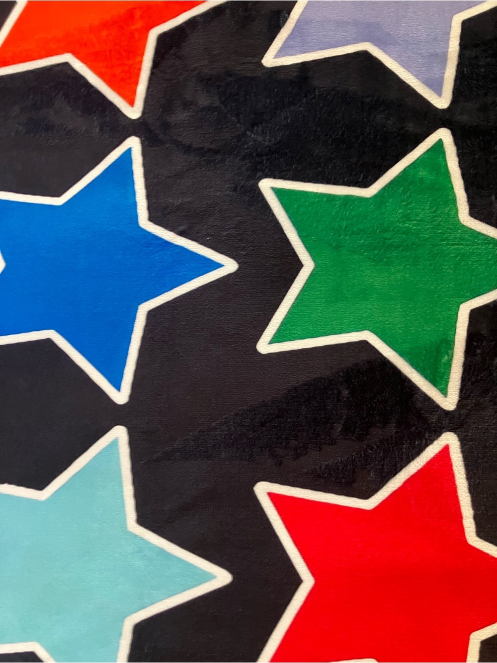 Large Colorful Star Pattern Kids Area Rug/ Mat - Picture 2 of 5